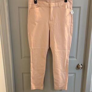 Blush Pink Slim Fit Pants 16 Tall